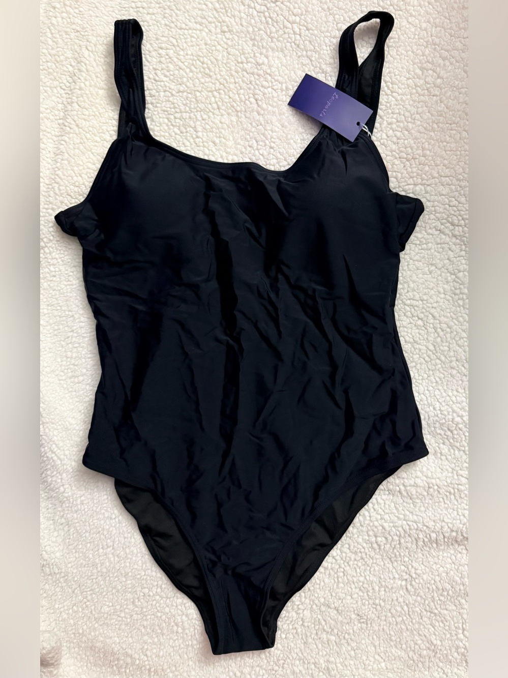 Leoparts Women's Retro 80s/90s High Cut Low Back Swimsuit